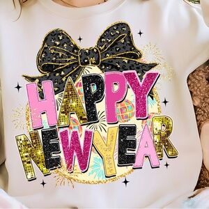 Festive Happy New Year Sweatshirt